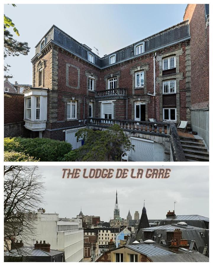 Lodge De La Gare Vue Cathedrale روان المظهر الخارجي الصورة